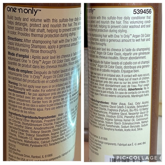 🔥4/$24 Argan Oil Color Oasis Volumizing Color Care Conditioner - Picture 8 of 9